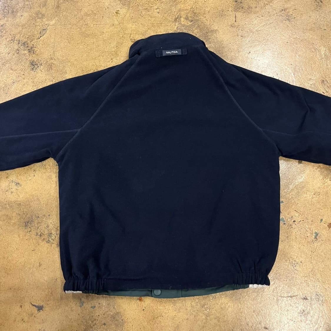 [정품] 노티카 네이비 그린 양면 바람막이 자켓 b14 상품이미지7