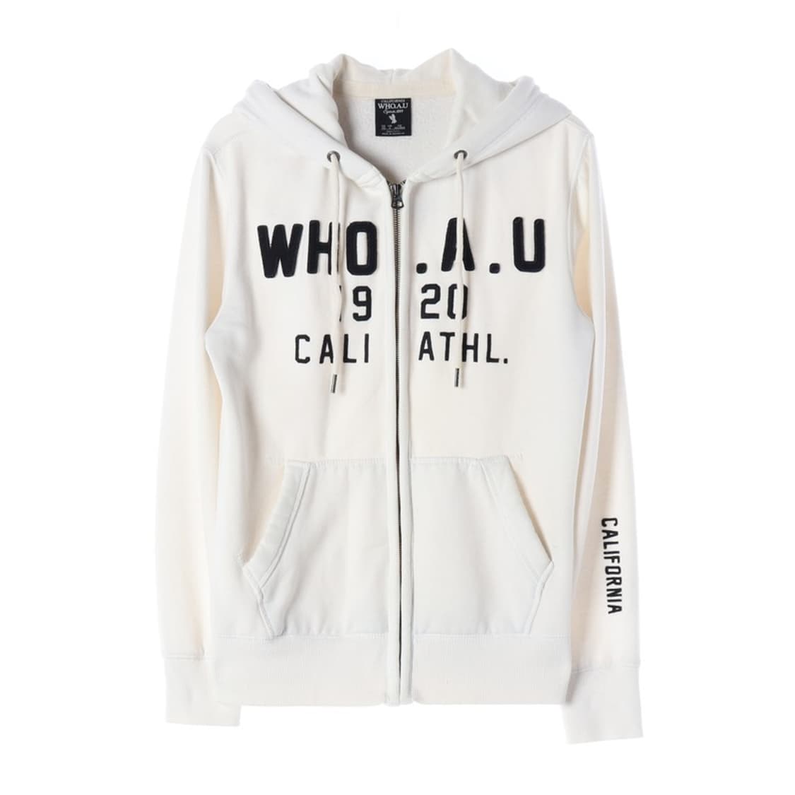 후아유 캘리포니아 아치로고 기모 후드집업 XS 상품이미지1