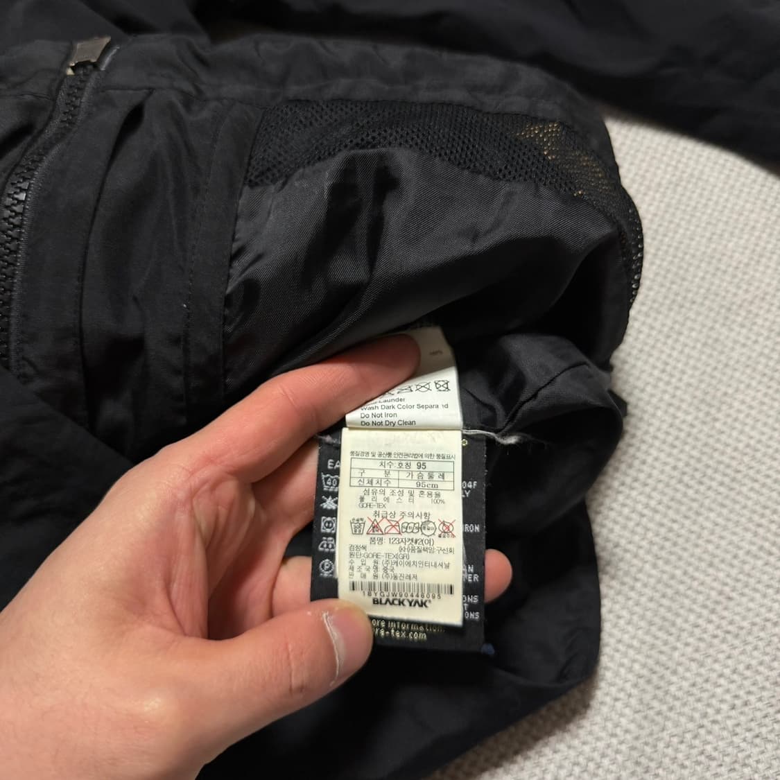 블랙야크 고어텍스 퍼포먼스 쉘 바람막이 자켓 상품이미지5