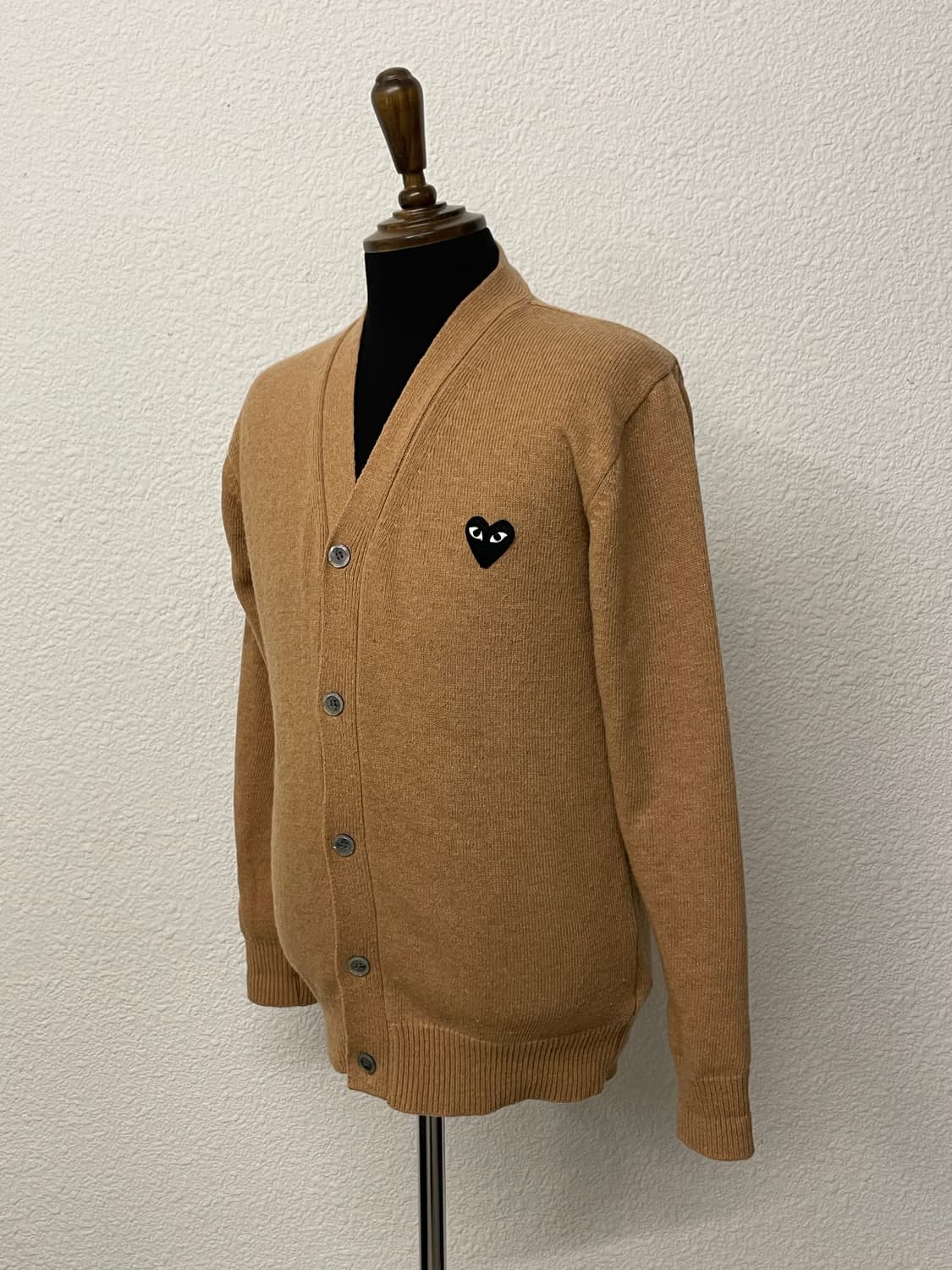 꼼데가르송 베이지 가디건 Large 상품이미지2