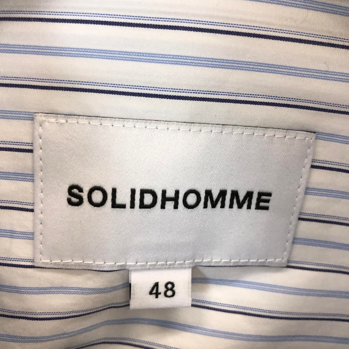 솔리드옴므 풀오버 하프셔츠 48 상품이미지5