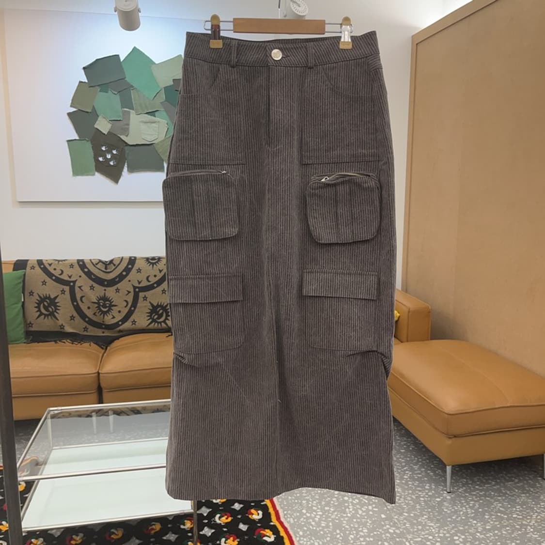 러브이즈트루 캐주얼 사파리 카고 롱스커트 29인치 C07547 상품이미지3