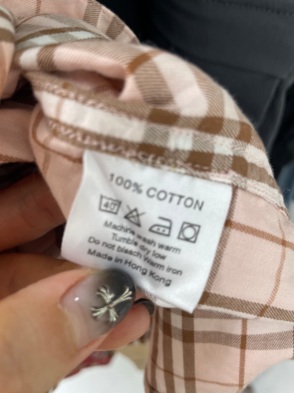 버버리 체크 셔츠(핑크) 상품이미지7