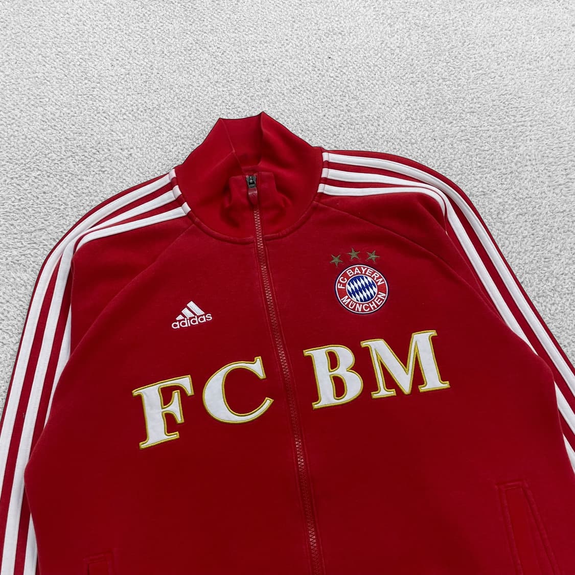 아디다스 06/07 바이에른 뮌헨 스웻 트랙탑 져지 레드 상품이미지3