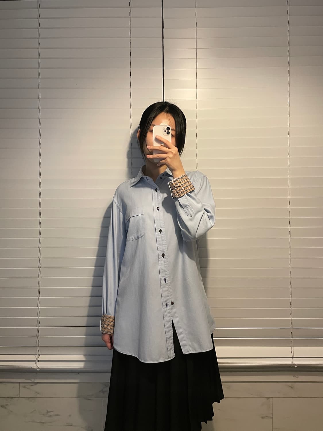 버버리 핸드 노바체크 셔츠 상품이미지1