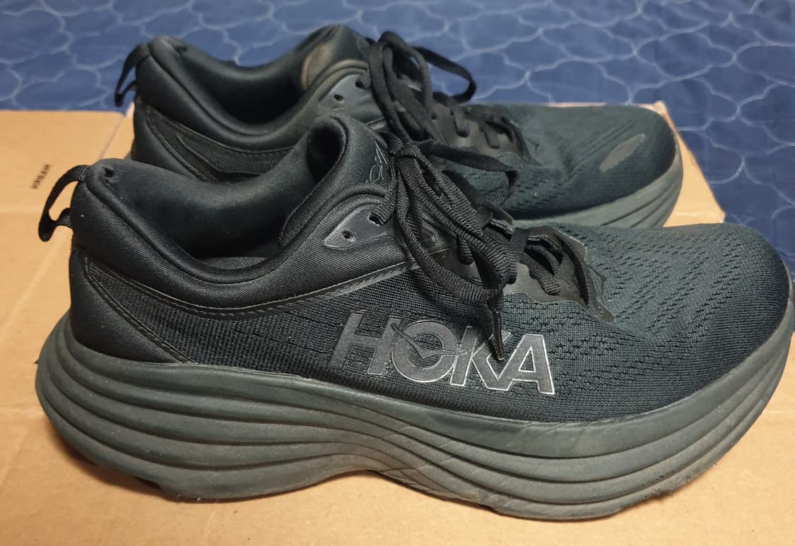 호카오네오네 본디8 레귤러 런닝화 올블랙 (265)-1123202 상품이미지3