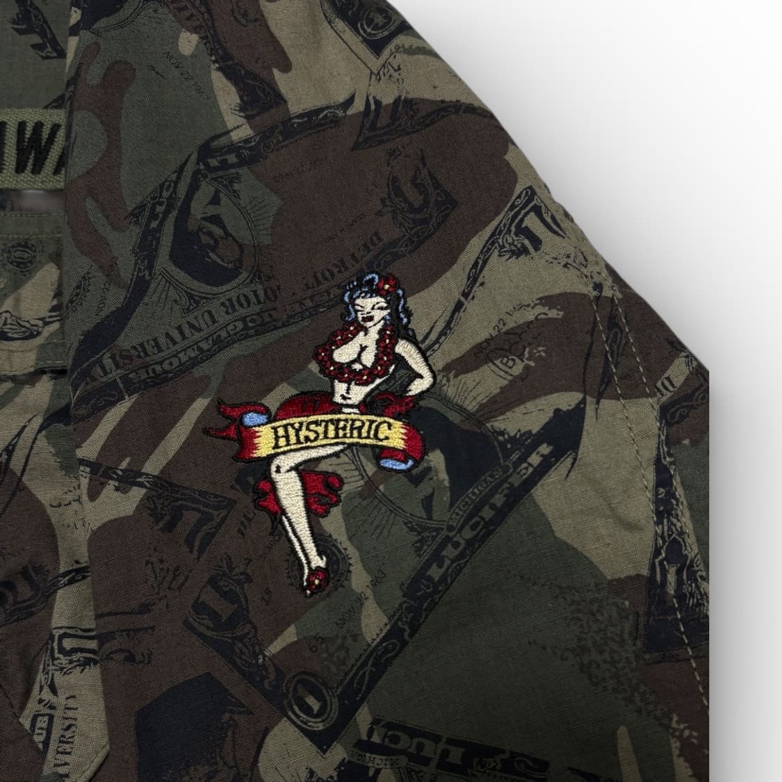 Hysteric Glamour Camo Bills Shirt 상품이미지6