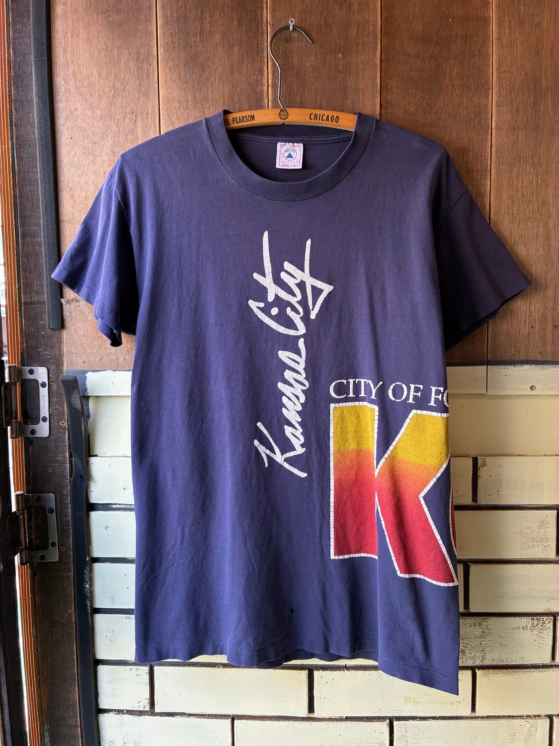 90s Vintage DELTA Big Logo Graphic Tee  상품이미지1