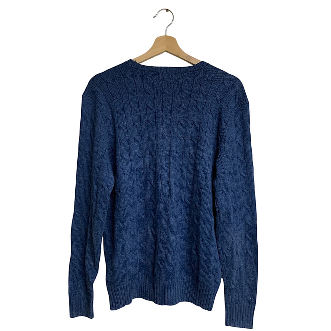 폴로 랄프로렌 100% 실크 케이블 니트 XS 상품이미지5