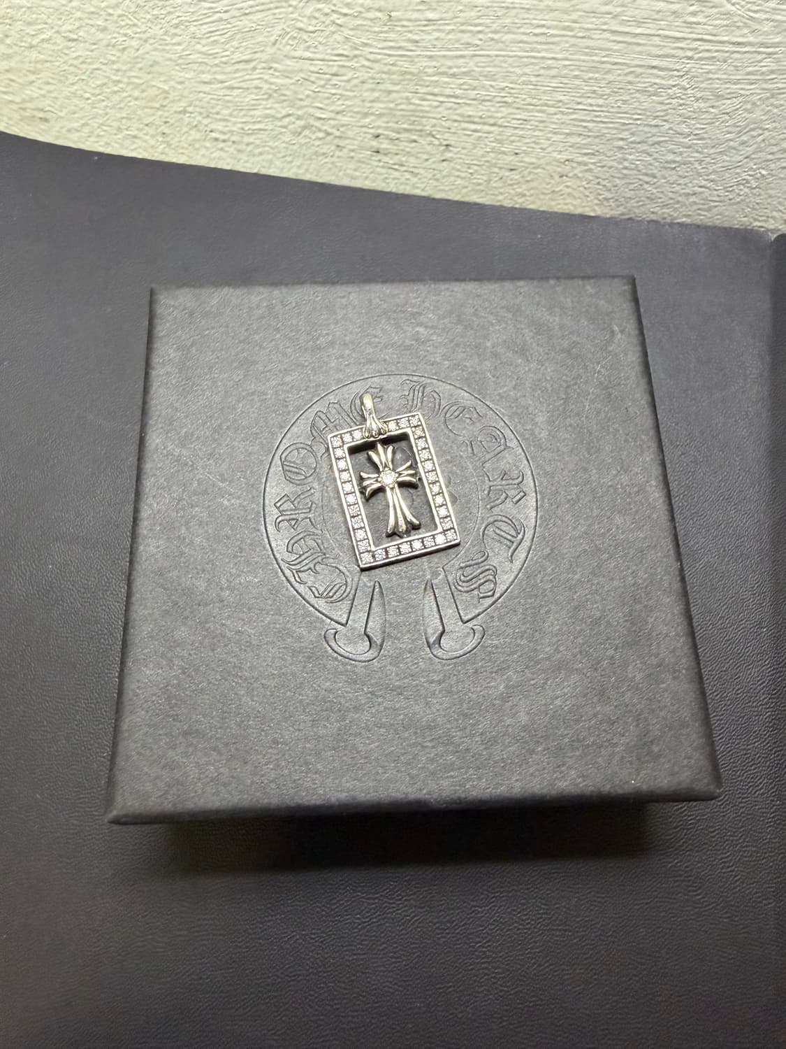 크롬하츠 프레임드 오픈 베이비팻 참 파베다이아(한스룸 에프터) 상품이미지3