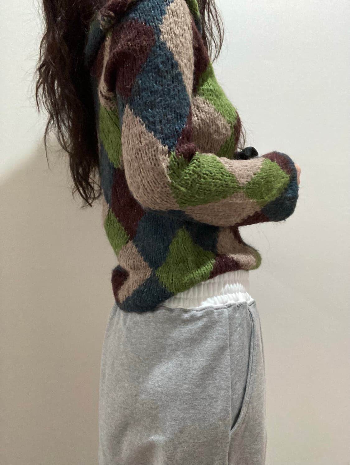 vintage check knit 상품이미지4
