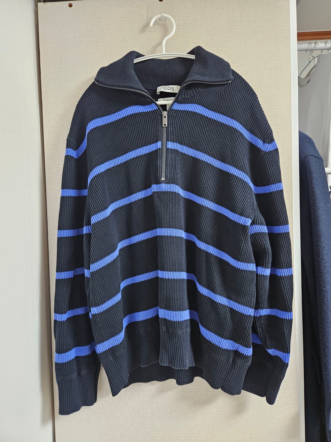 COS 릴랙스드 핏 하프 집업 점퍼 M 상품이미지2