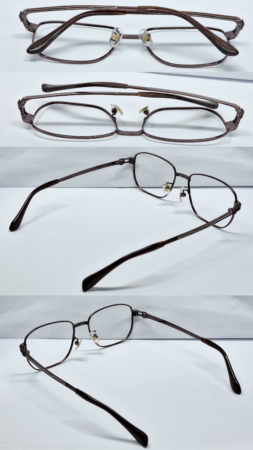 듀퐁 DP-1007 티타늄 IP 이온 도금 웰링턴 브라운 안경테 안경 상품이미지6