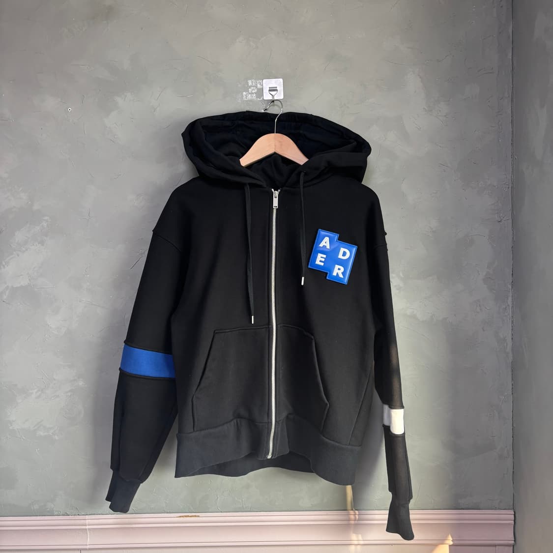 아더에러 테트리스 후드집업 블랙 상품이미지1