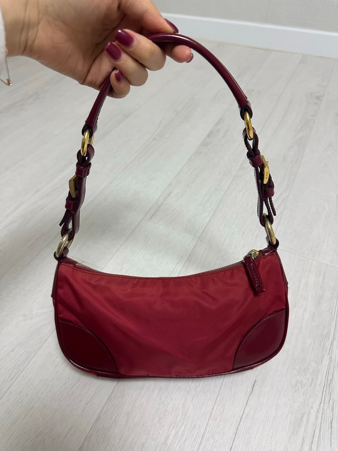 프라다 빈티지 숄더 백(레드) 상품이미지3