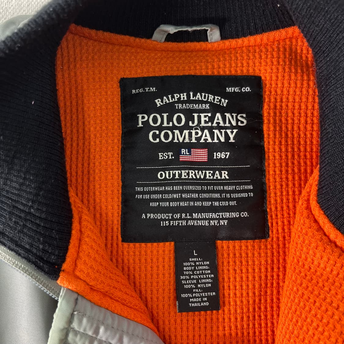 105 폴로랄프로렌 진스 컴퍼니 MA-1 항공자켓 상품이미지3