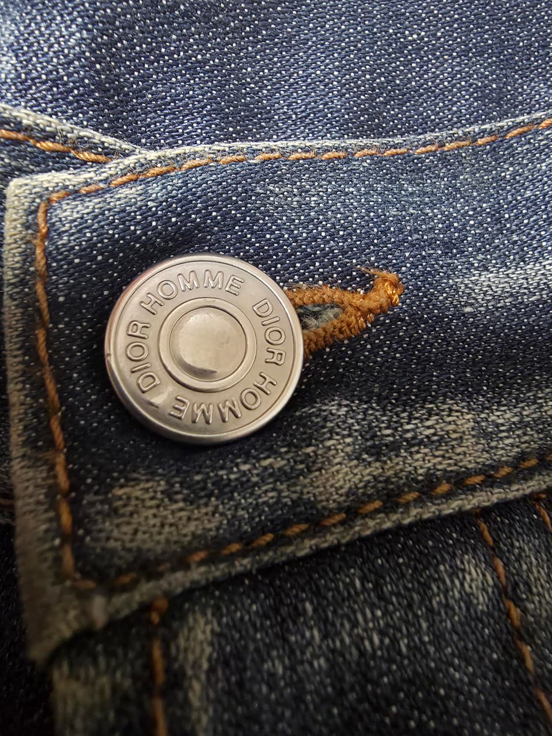 [32] 디올옴므 08SS 언더마이카 레페진 레드페인트진 상품이미지3