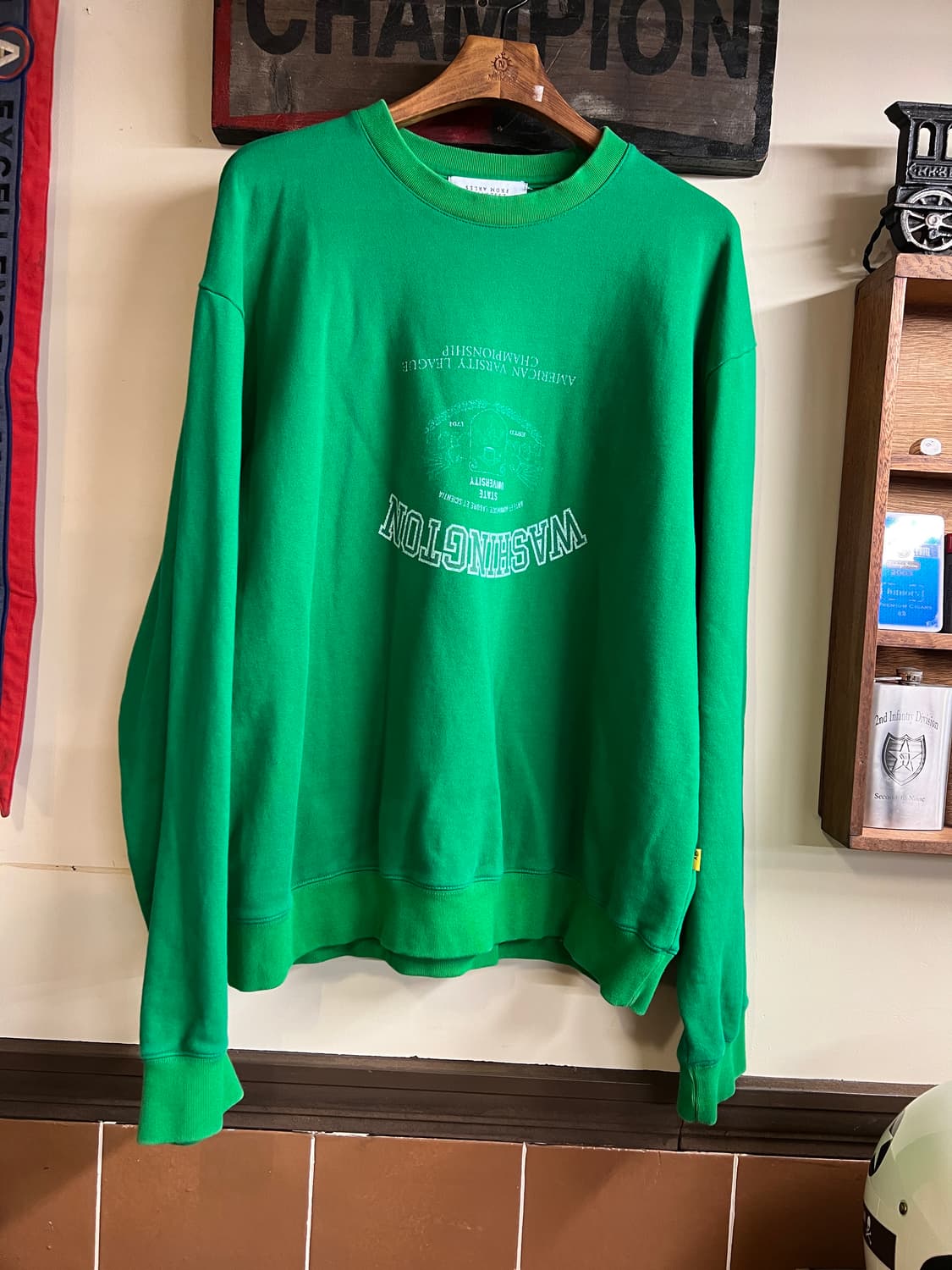 From Arles Sweat Shirt Green 상품이미지2