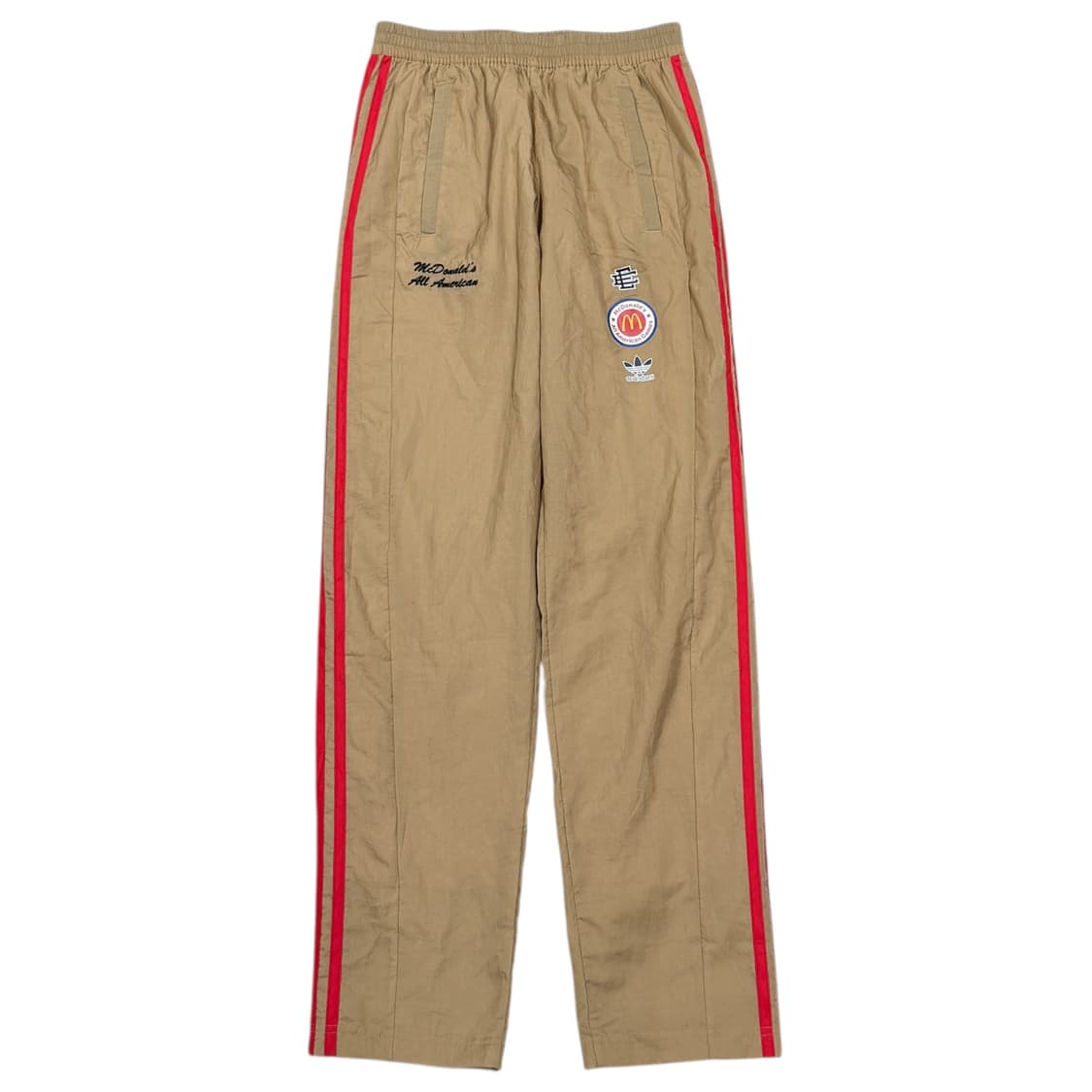 아디다스 맥도날드 버튼 트랙팬츠 바지 베이지 브라운 M 상품이미지1