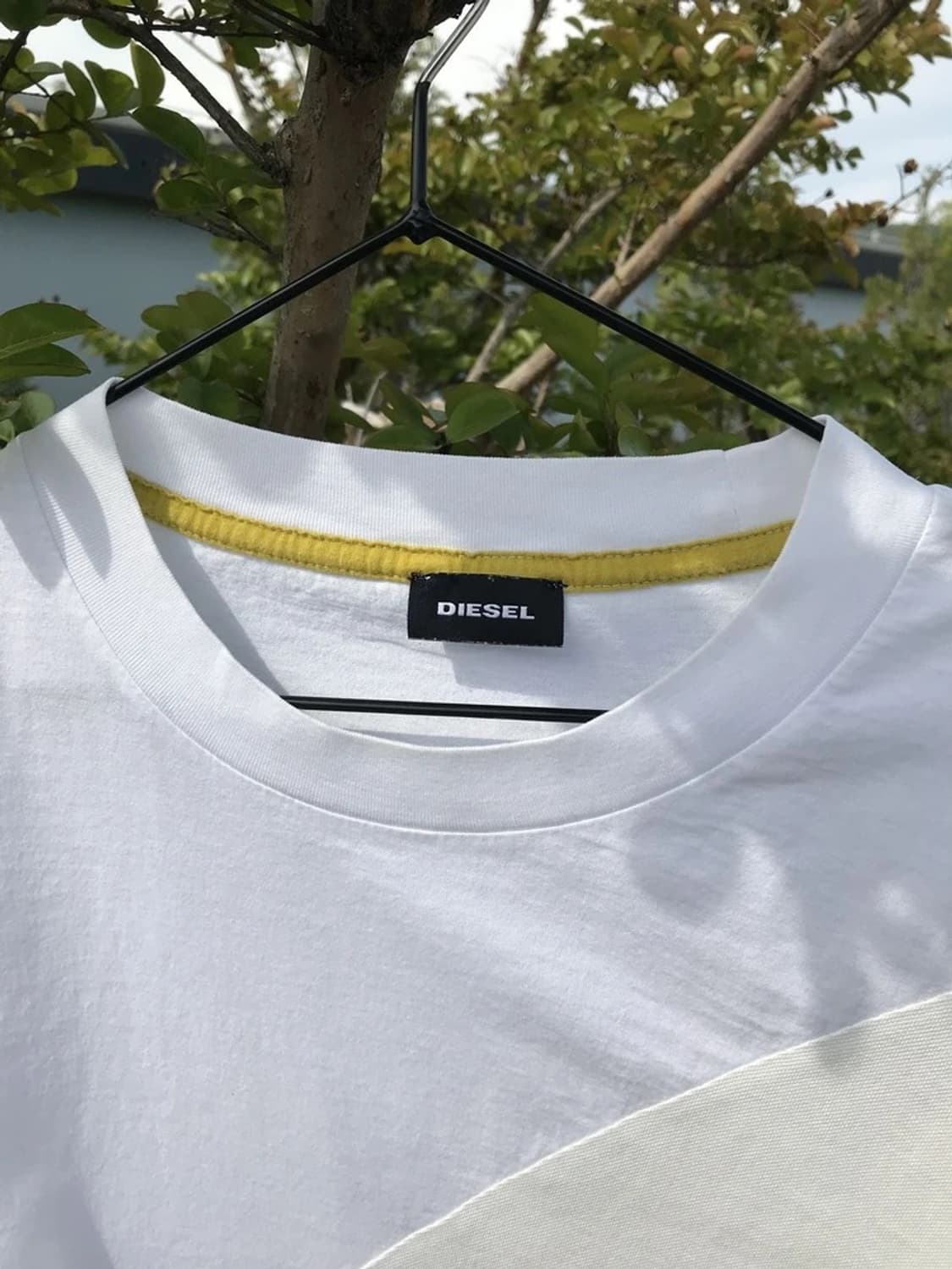 DIESEL White Panel Design Tee 상품이미지5
