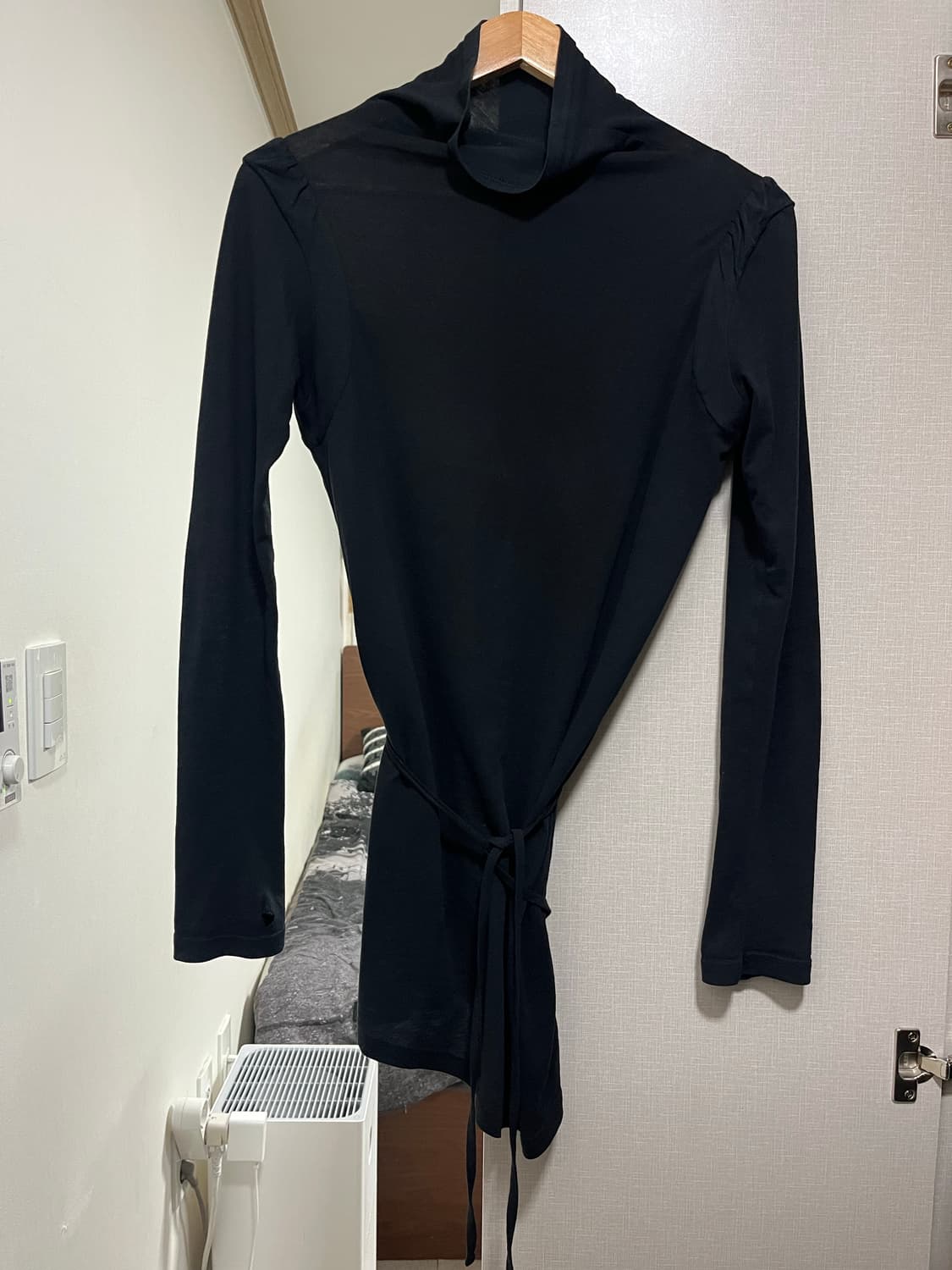 Ann Demeulemeester 하이넥 스트링 탑 상품이미지2