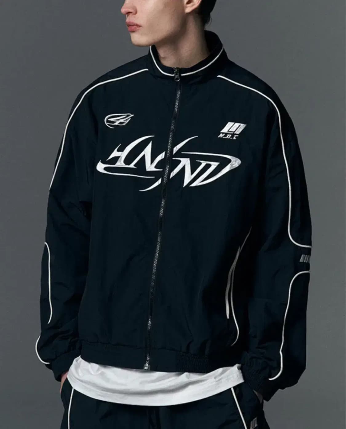 낫포너드 레이싱 자켓 블랙 XL 상품이미지1