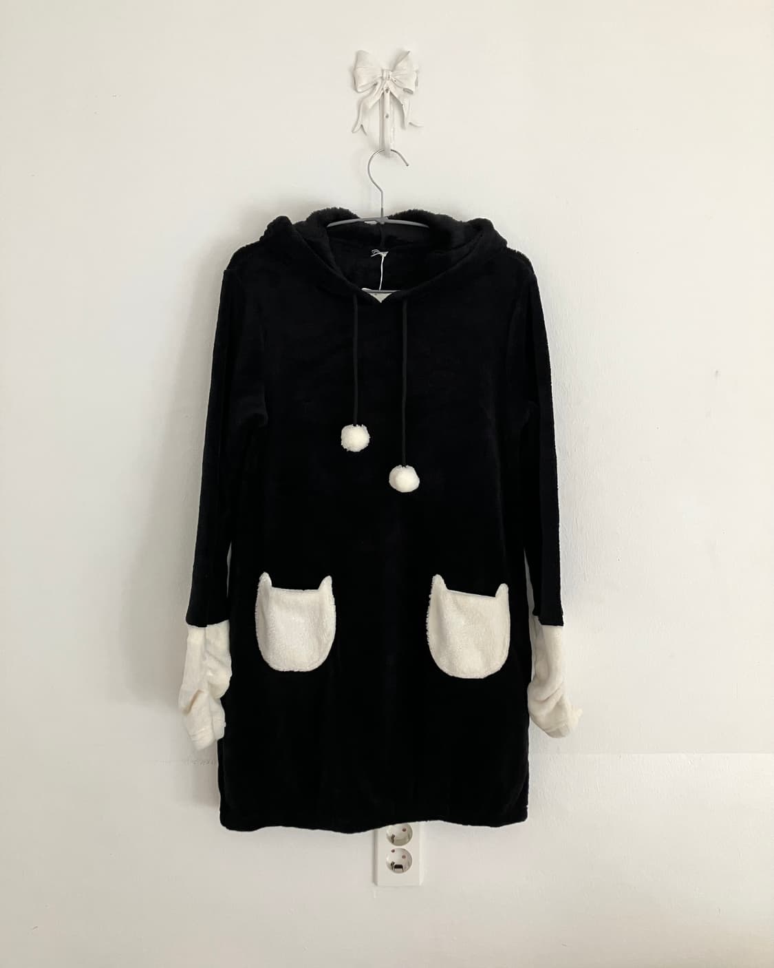 고양이 귀 후리스 원피스 상품이미지4