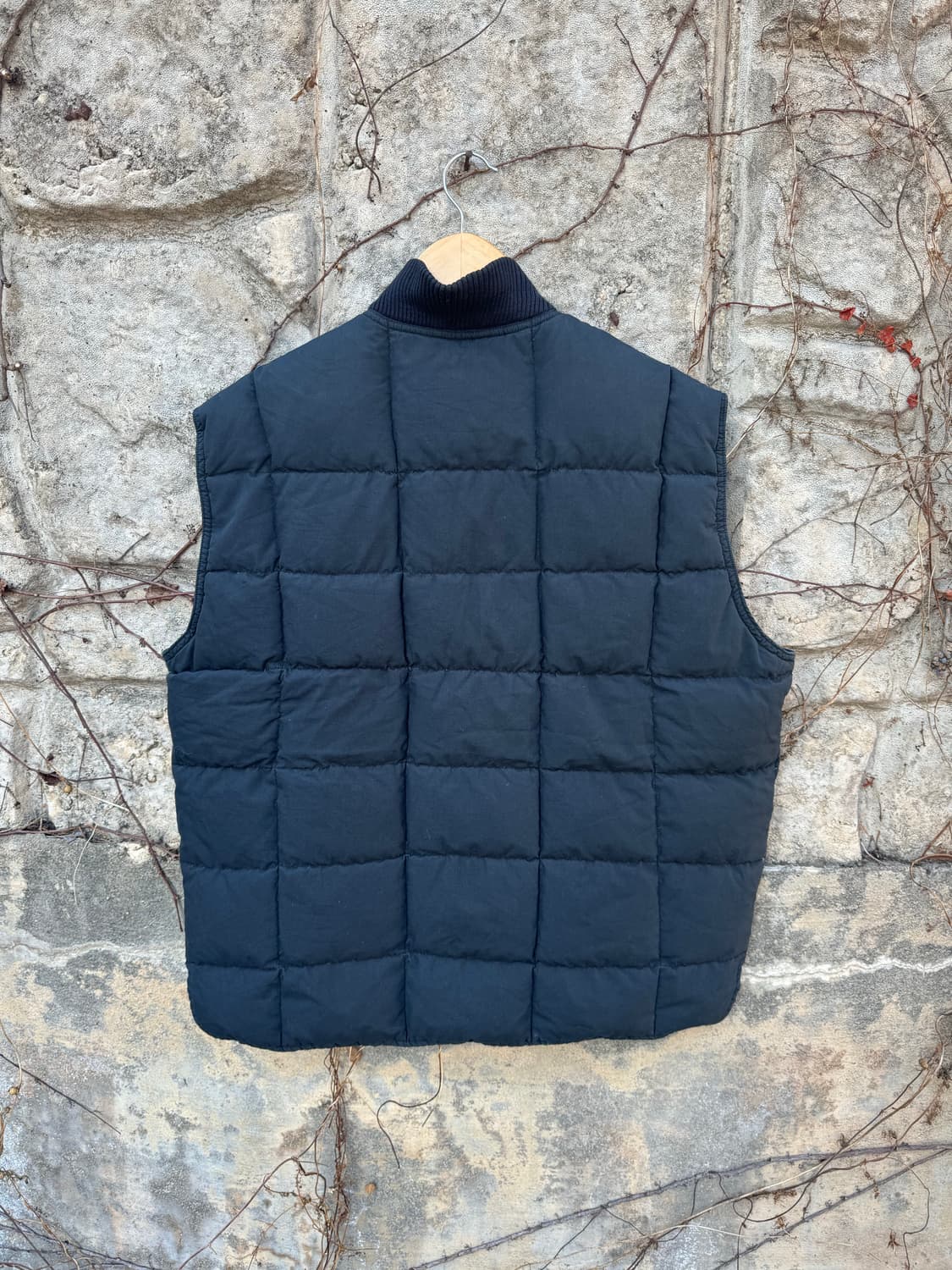 90s 에디바우어 빈티지 구스 다운 패딩 베스트 조끼 블랙 xl 상품이미지2