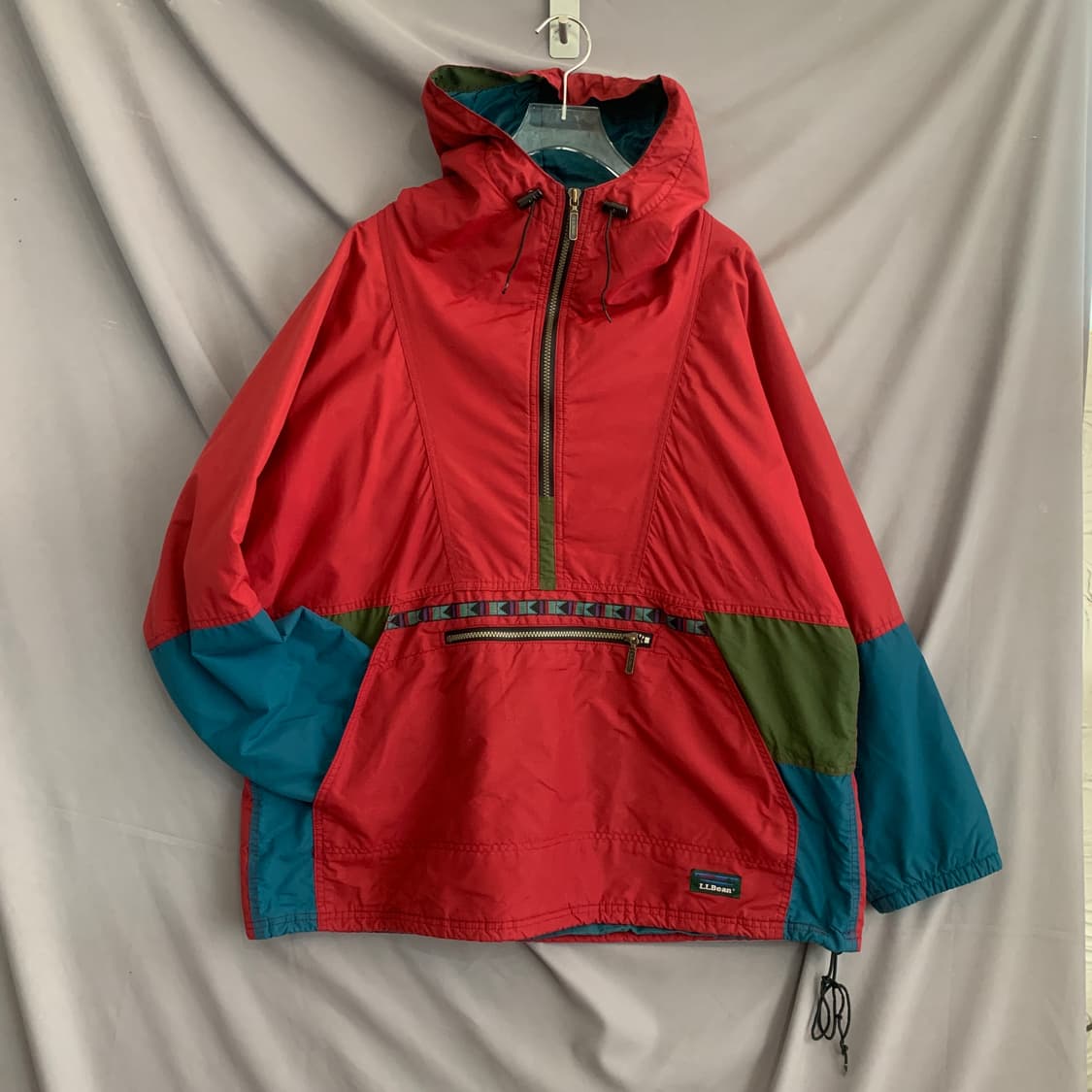 L 엘엘빈 90s 존메이어 빈티지 반집업 아노락 자켓 상품이미지2