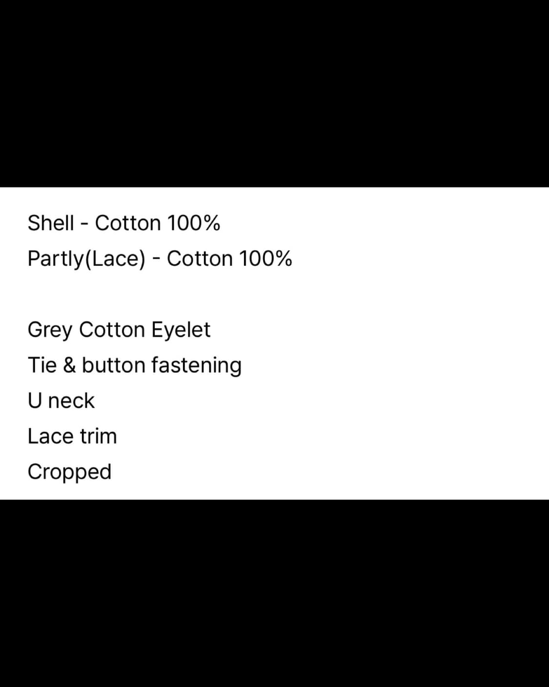 새상품) 더바넷 라비올 레이스 Ravioli Lace Button-Up 상품이미지4