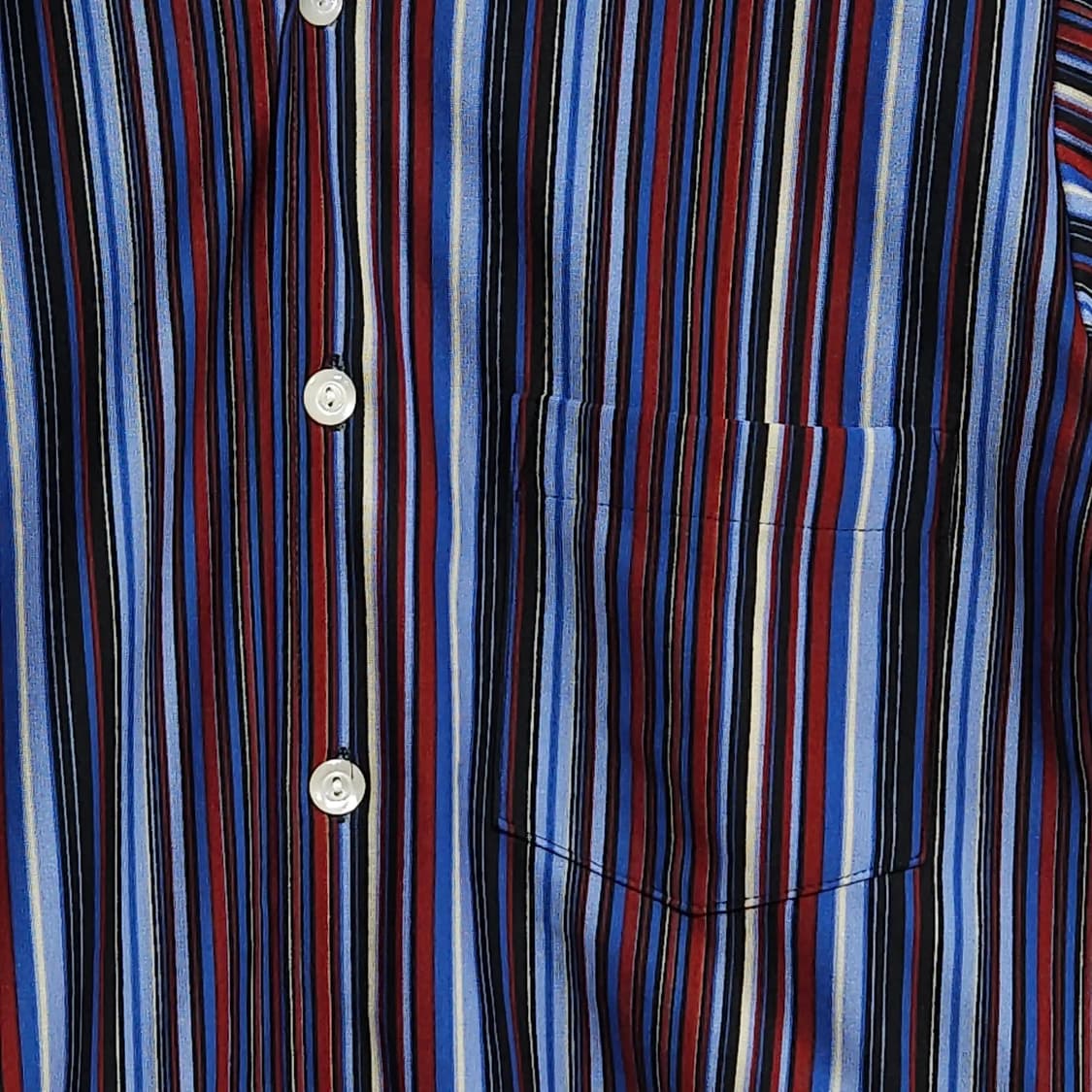 여성55~66)BEAMS 빔즈 스트라이프 크롭 셔츠 상품이미지3