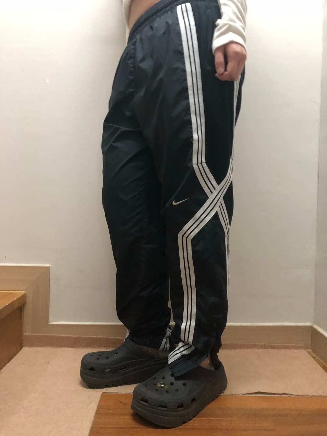 빈티지 나이키 스트라이프 트레이닝 팬츠 상품이미지1
