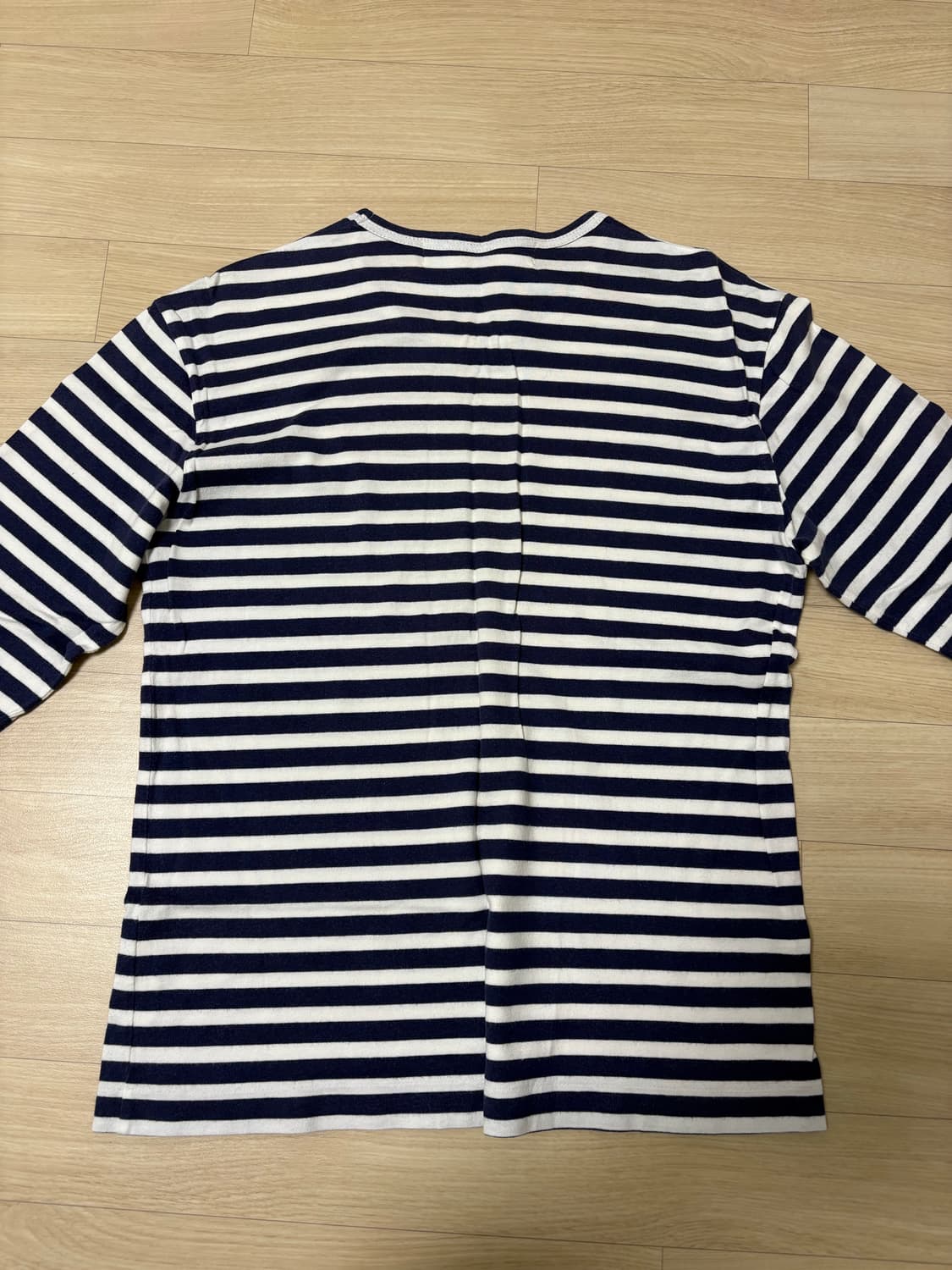 플레이 꼼데가르송 PLAY 미니하트 와펜 스트라이프 긴팔티 상품이미지4