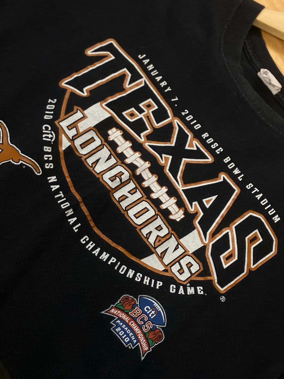 엔빌 텍사스 프린팅 반팔 티셔츠 블랙 L #csz3195 상품이미지5