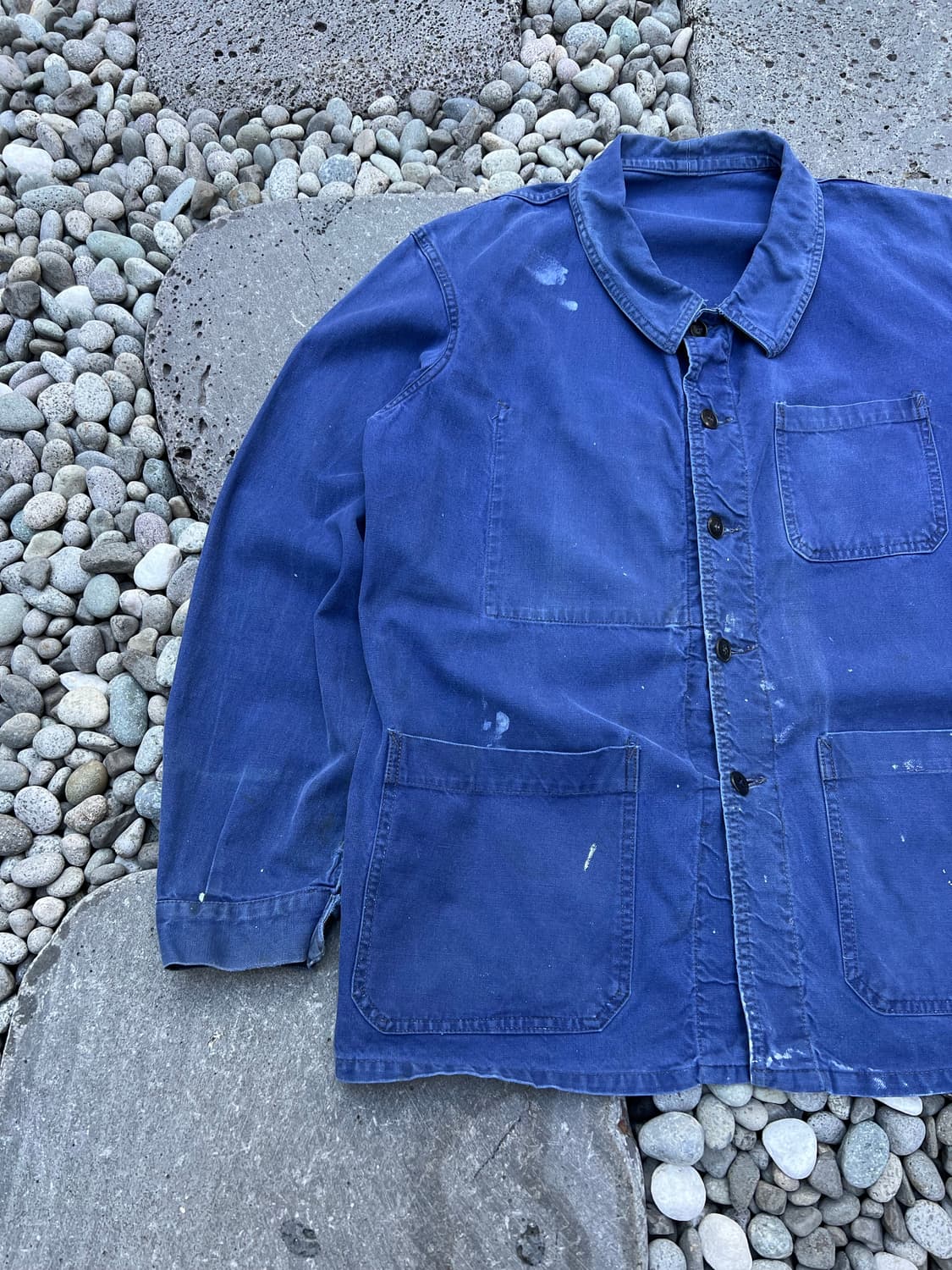FADED VINTAGE WASHING PATCHWORK 프렌치워크자켓 상품이미지4