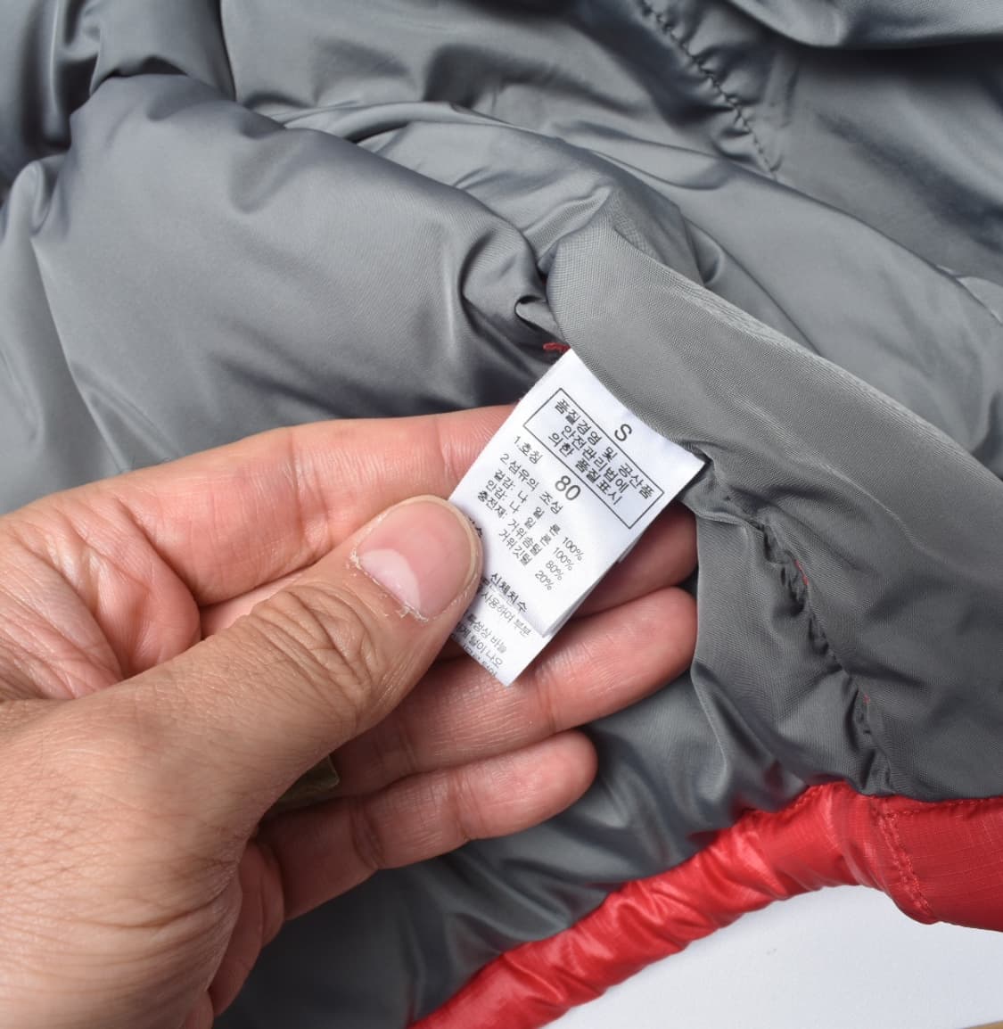 노스페이스 구스다운 거위털 패딩 점퍼 80 상품이미지9