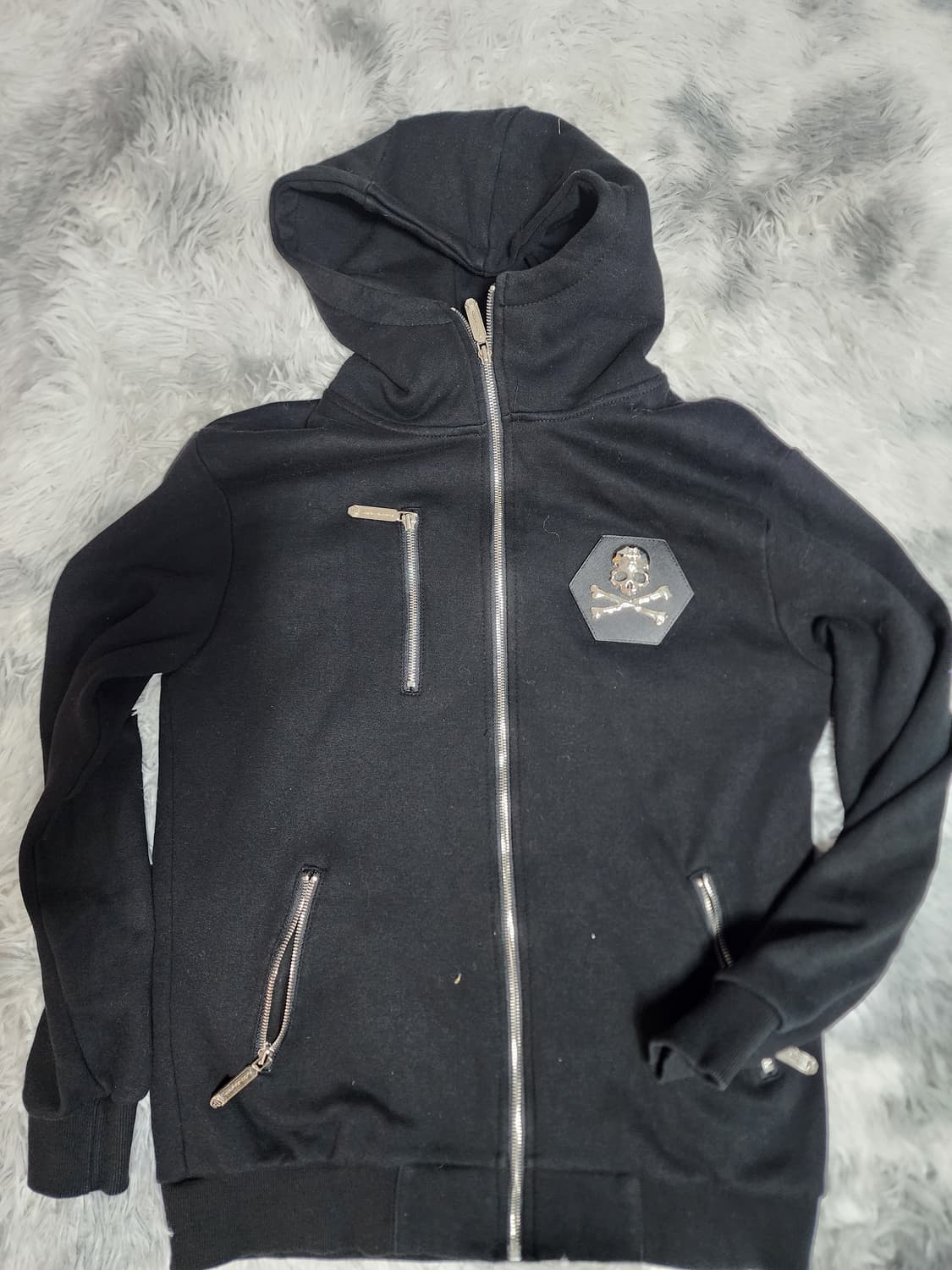  필립플레인 스컬 후드집업 M~L 상품이미지1