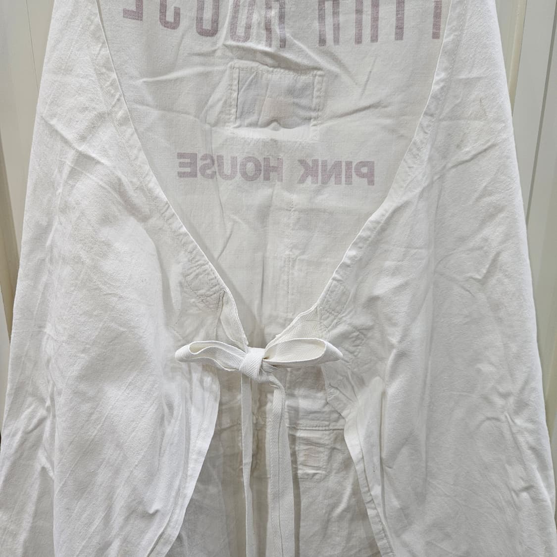 핑크하우스 화이트 에이프런 앞치마 상품이미지6