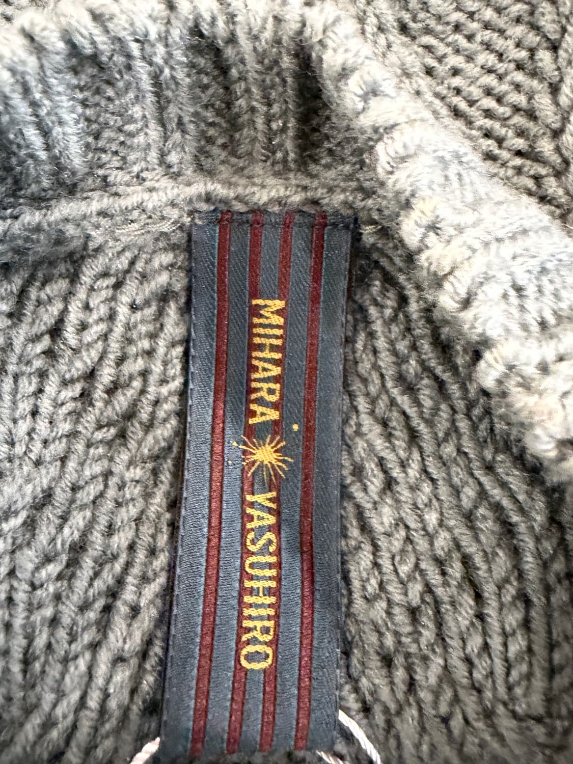 미하라 야스히로 케이블 니트 스웨터 상품이미지5