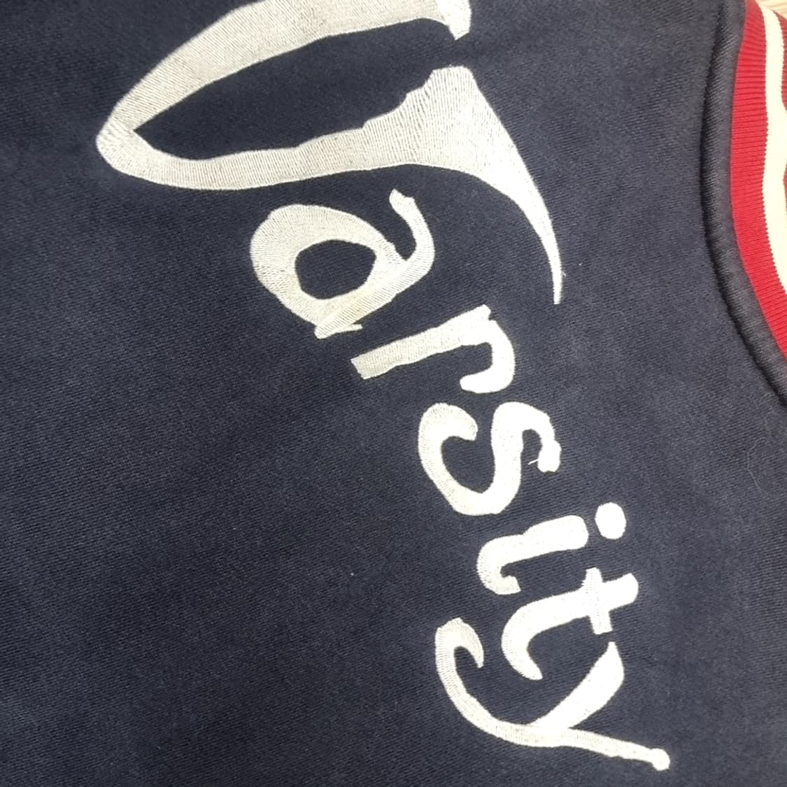 빈티지스타일 타미힐피거 네이비 블루종 자켓(95) 상품이미지4