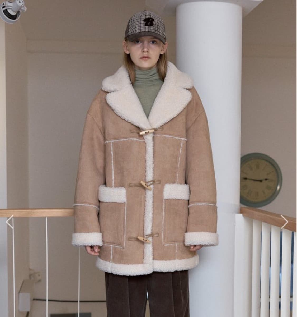 시눈 무스탕 자켓 상품이미지1