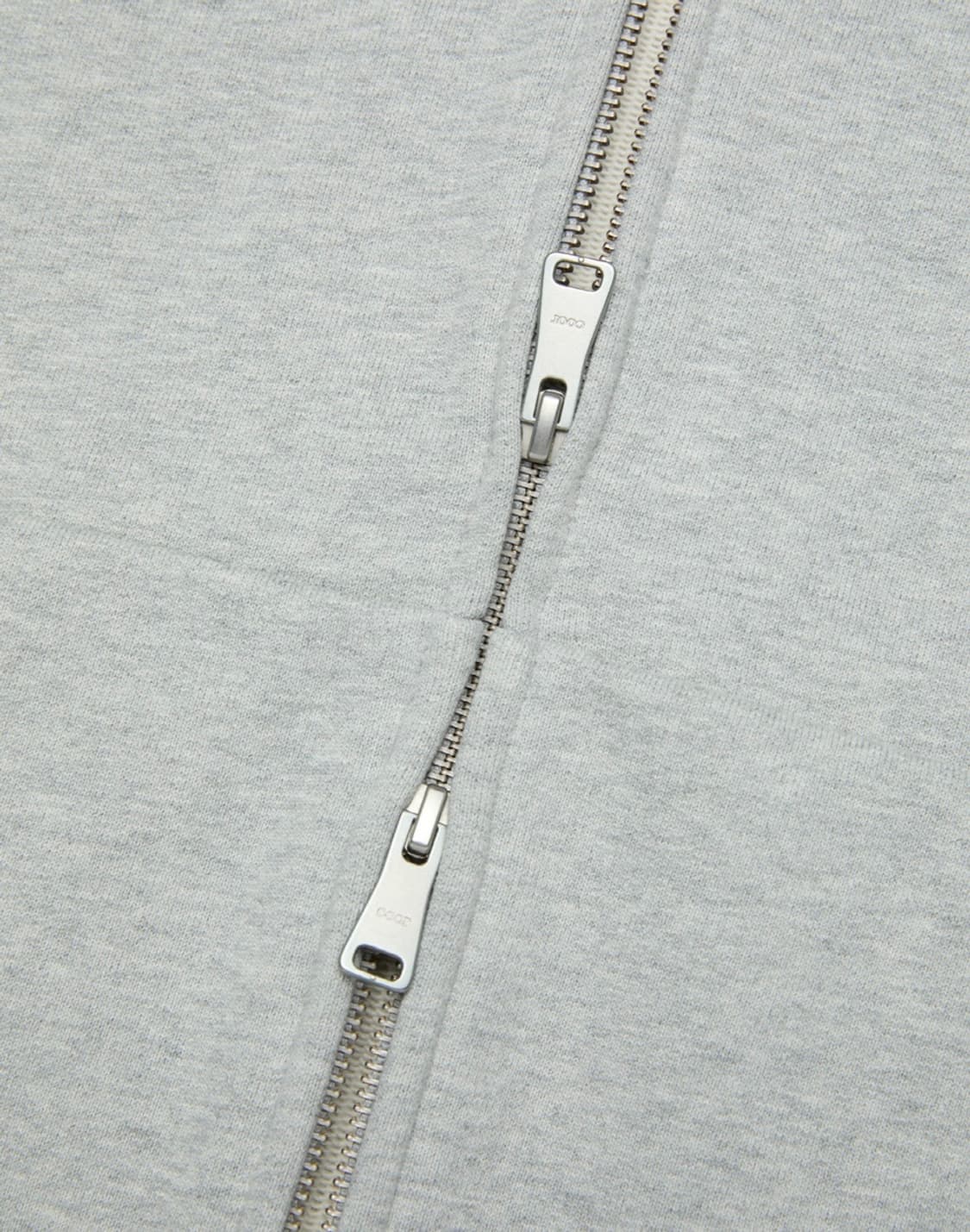 (새상품) 쿠어 미니멀 코튼 후드집업 그레이 상품이미지6