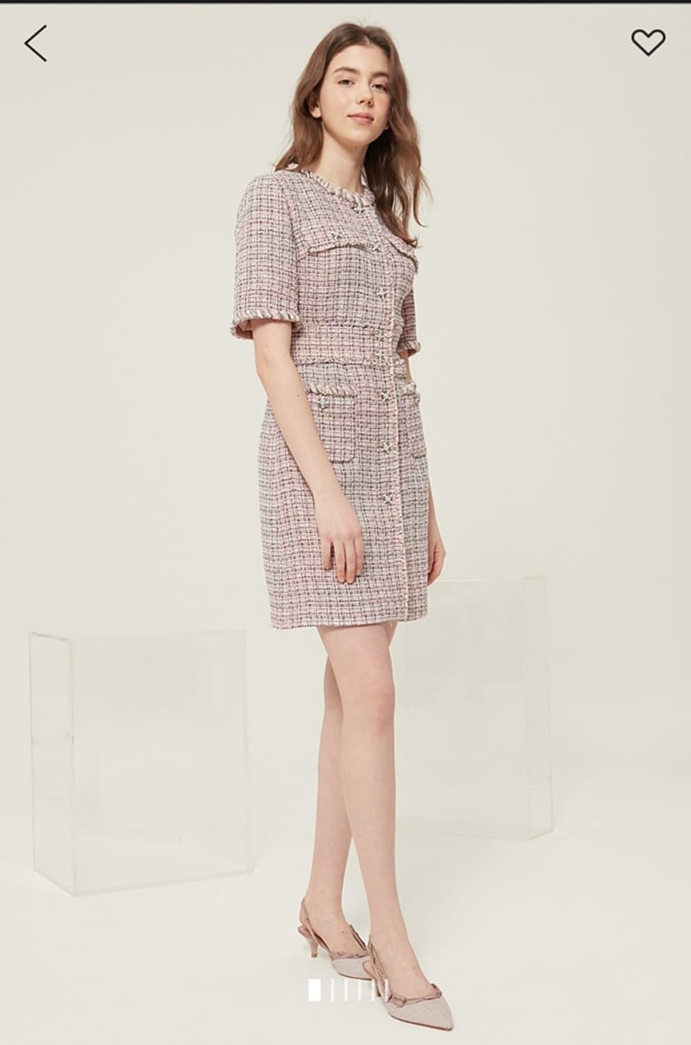 마인 트위드 미니원피스 상품이미지1