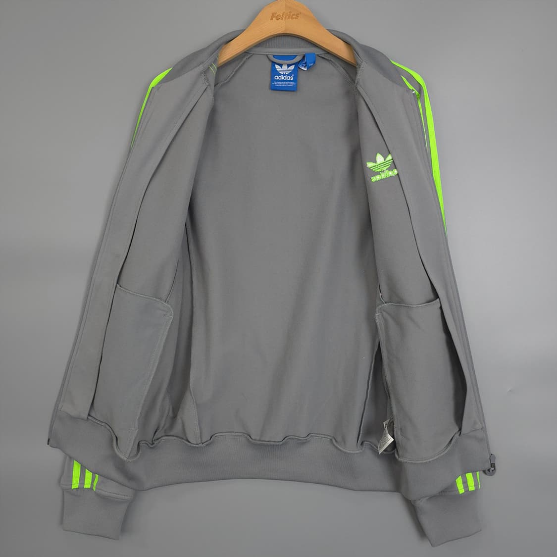 아디다스 (Adidas) 트레이닝 져지 트랙탑 그레이 네온라인 095 상품이미지6