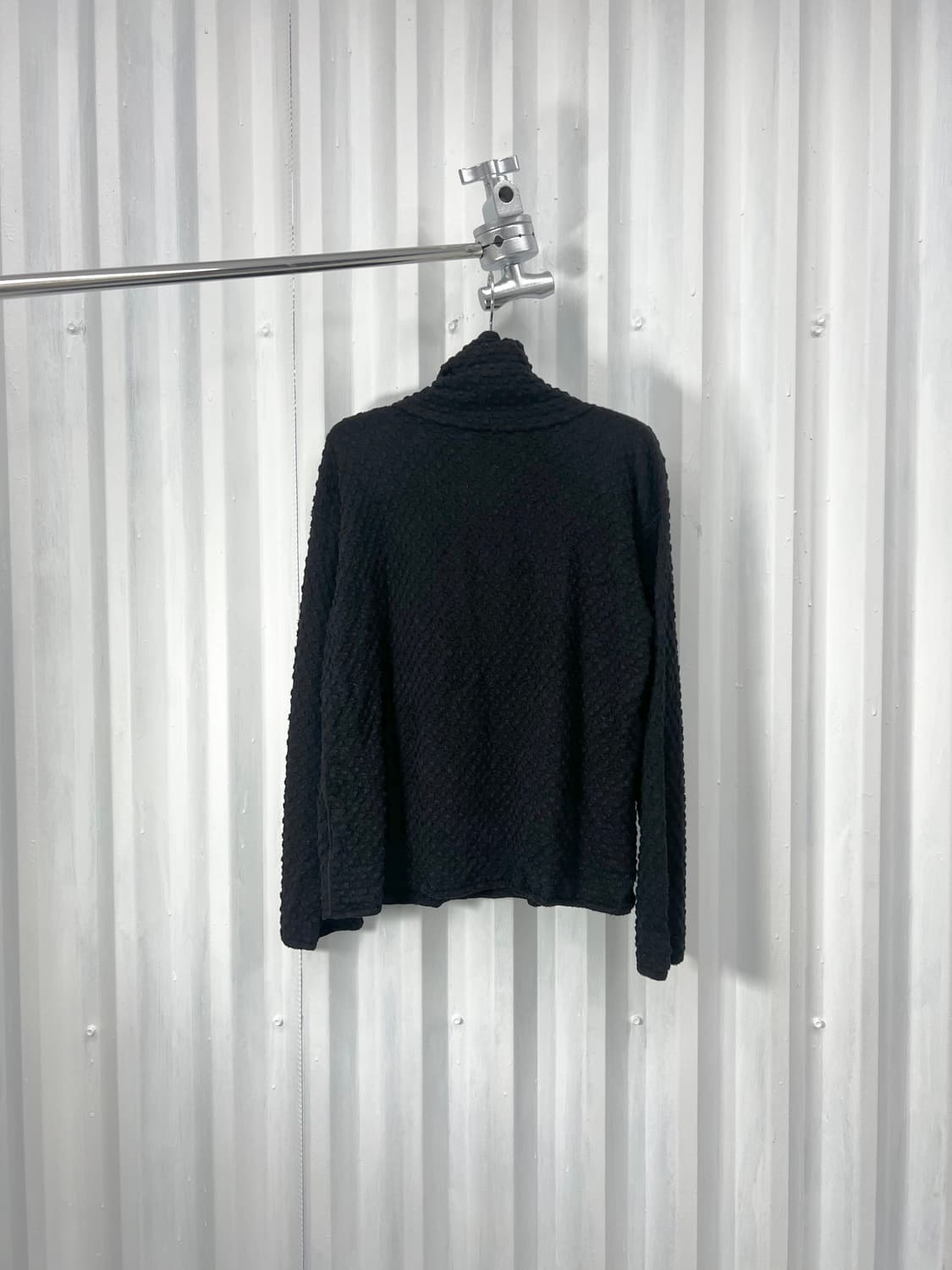 Collezioni 3D dot Draped Wrap Cardigan 상품이미지5