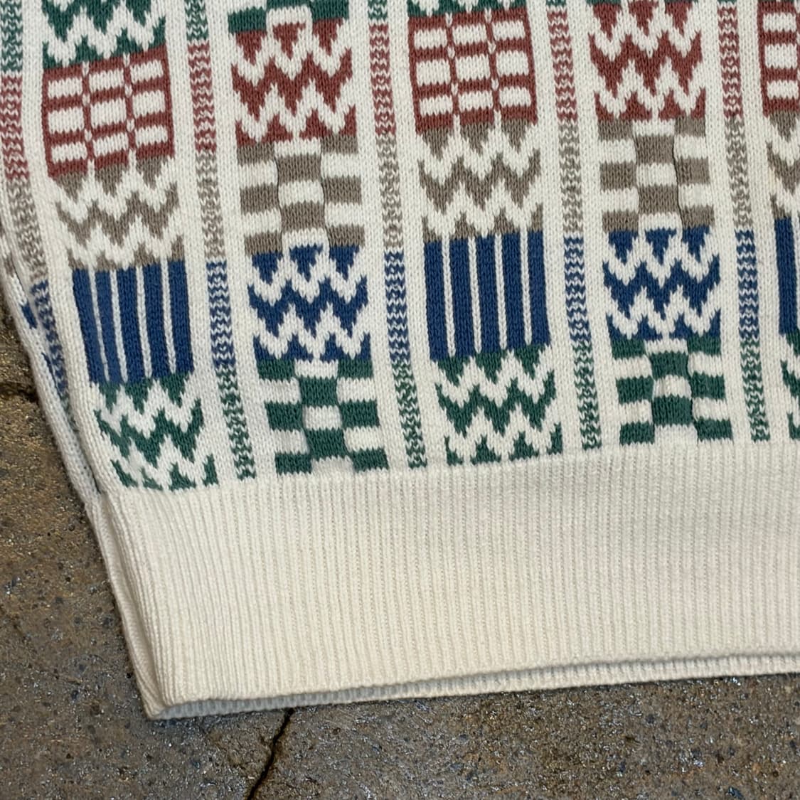 90s Made in USA 빈티지 코튼 니트 상품이미지7