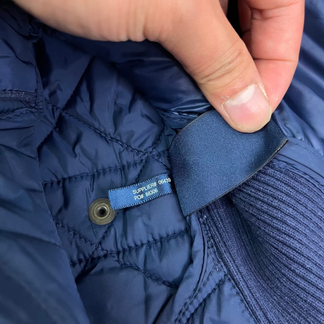 95 폴로 랄프로렌 스웨이드 퀄팅 조끼 상품이미지7