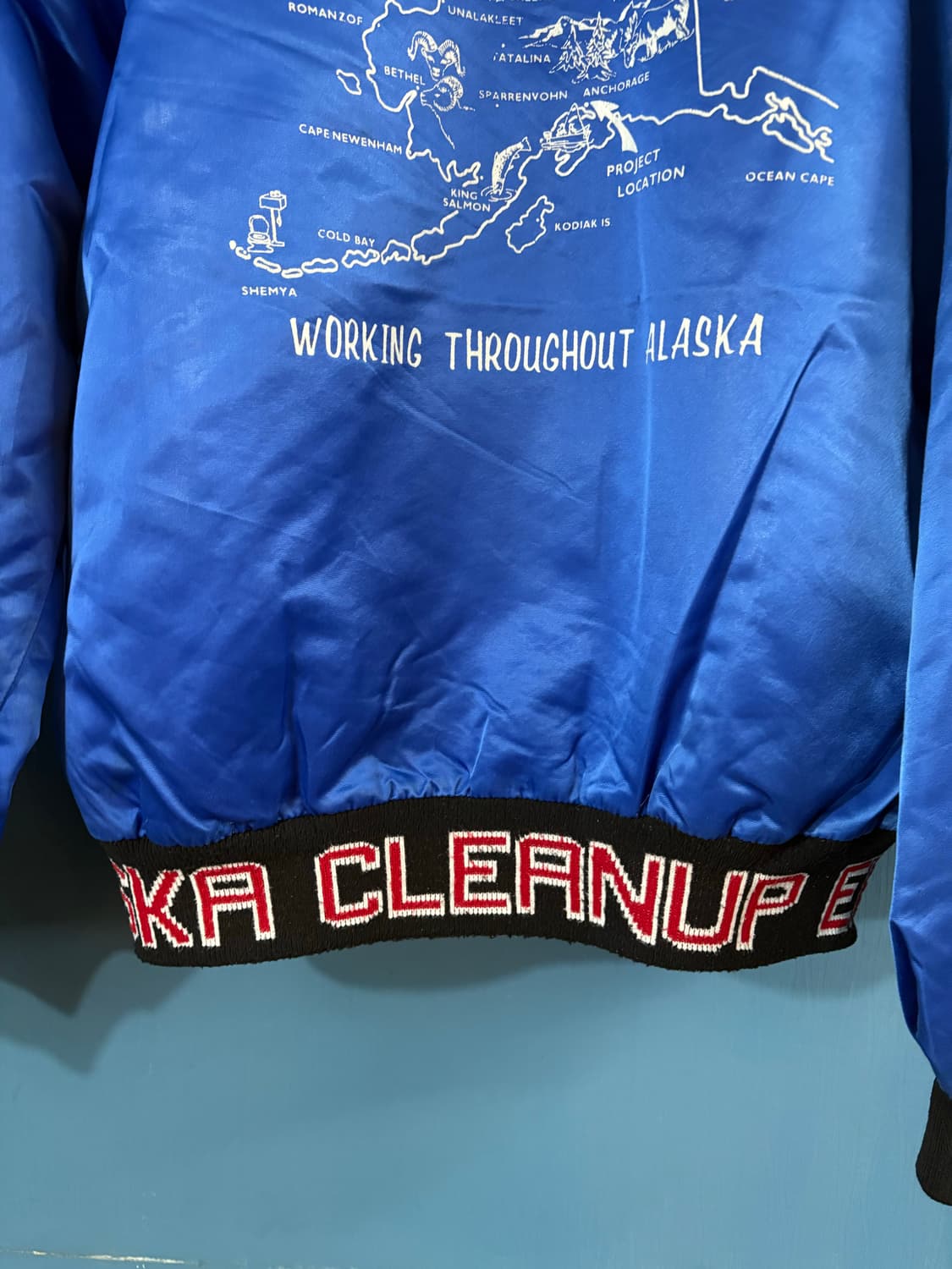 80-90‘s USA West-ark varsity Jacket. 상품이미지8