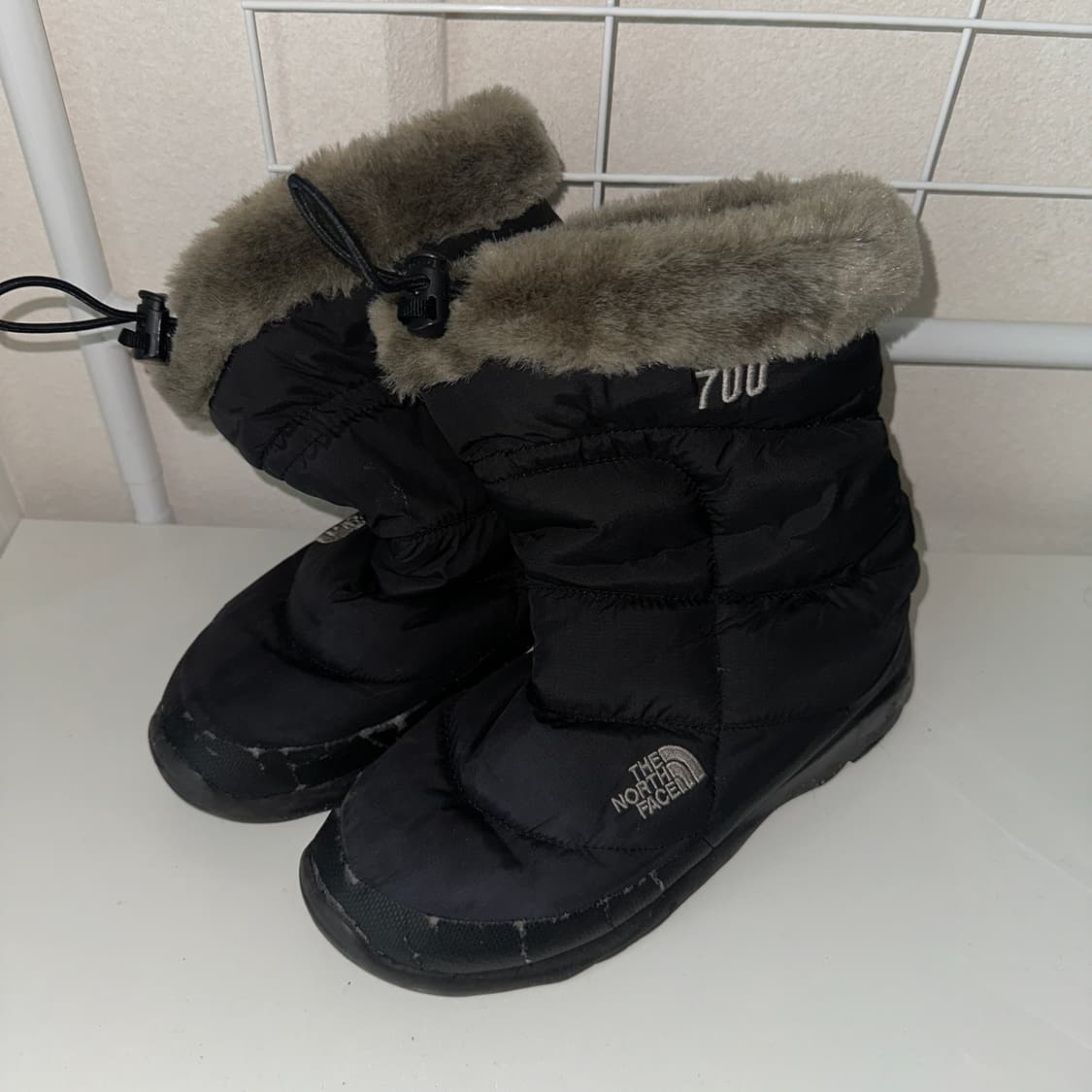 (하자 있음) 빈티지 노스페이스 패딩 부츠 250 상품이미지2