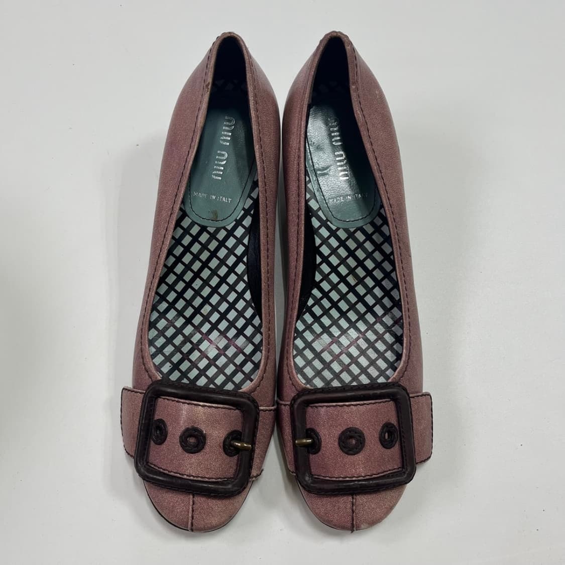 00s MIU MIU big buckle flat shoes 상품이미지2